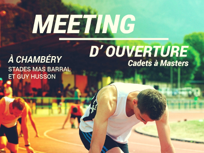 Horaire définitif - Meeting d&#039;Ouverture Samedi 27 Avril 2019 au Stade Mas Barral