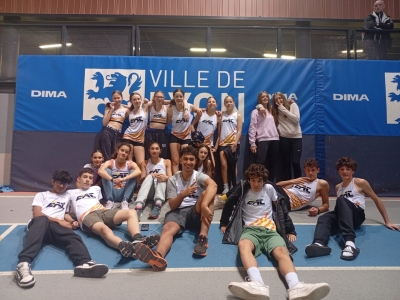 Les Minimes débutent la saison en salle de belle manière à Lyon !