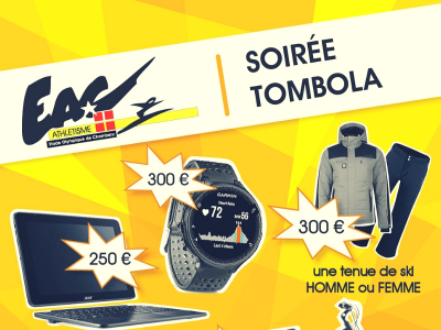 Tombola de l&#039;EAC 2019 : voici les noms des gagants !!!