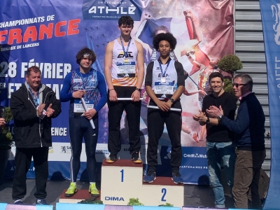 Tim Lartigaut Champion de France du disque et en argent au poids