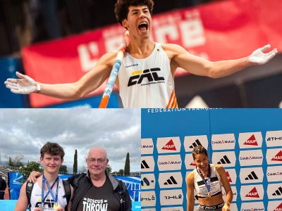 CHPTS DE FRANCE CADETS JUNIORS HISTORIQUE : 3 TITRES POUR L'EAC