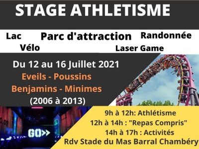 Stage Jeune Multisport et Athlétisme