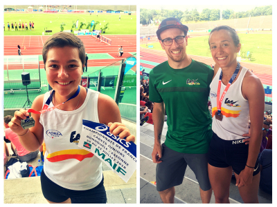 Championnats France Cadets-Juniors à Bondoufle : le Bronze pour Juliette et l&#039;Argent pour Estelle !