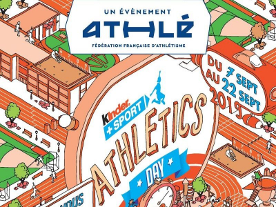 ﻿Kinder athletic day : Samedi 14/09 au Stade Mas Barral à 9h﻿