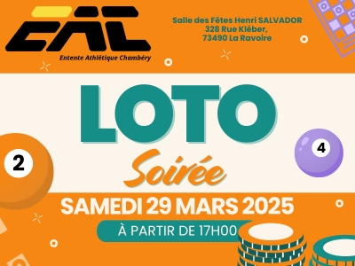 Venez tenter votre chance au loto du club !